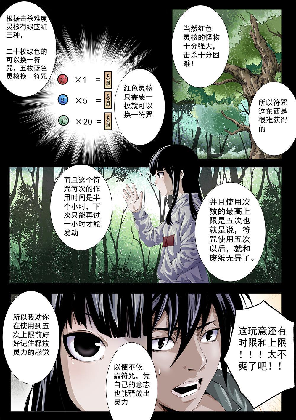 吾辈非人韩漫全集-第七章-1 符咒无删减无遮挡章节图片 