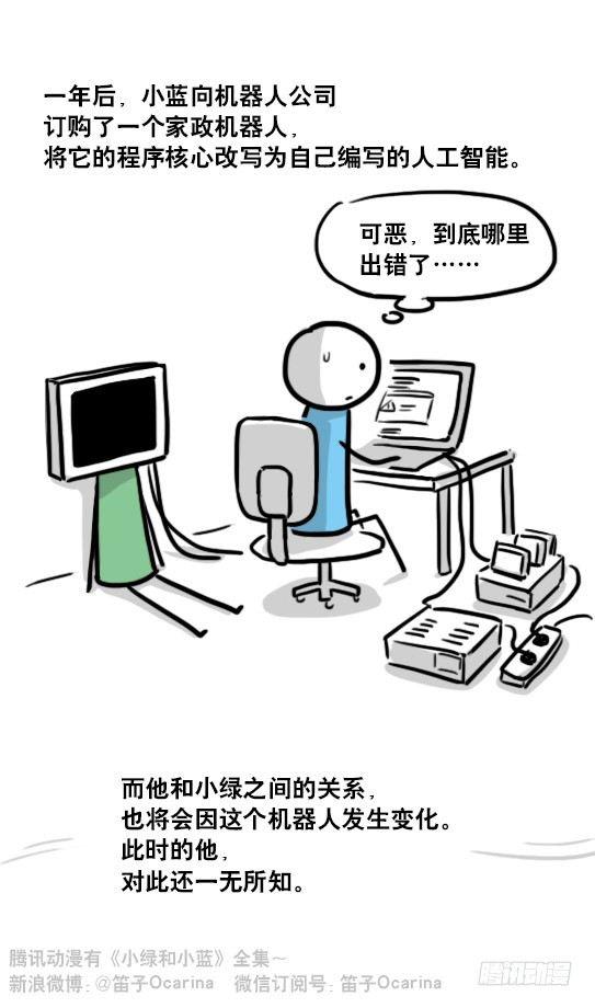小绿和小蓝韩漫全集-147 机器人18-两人的过去无删减无遮挡章节图片 