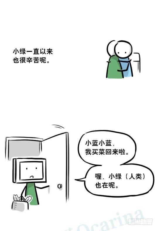小绿和小蓝韩漫全集-259 机器人31-情绪识别程序无删减无遮挡章节图片 