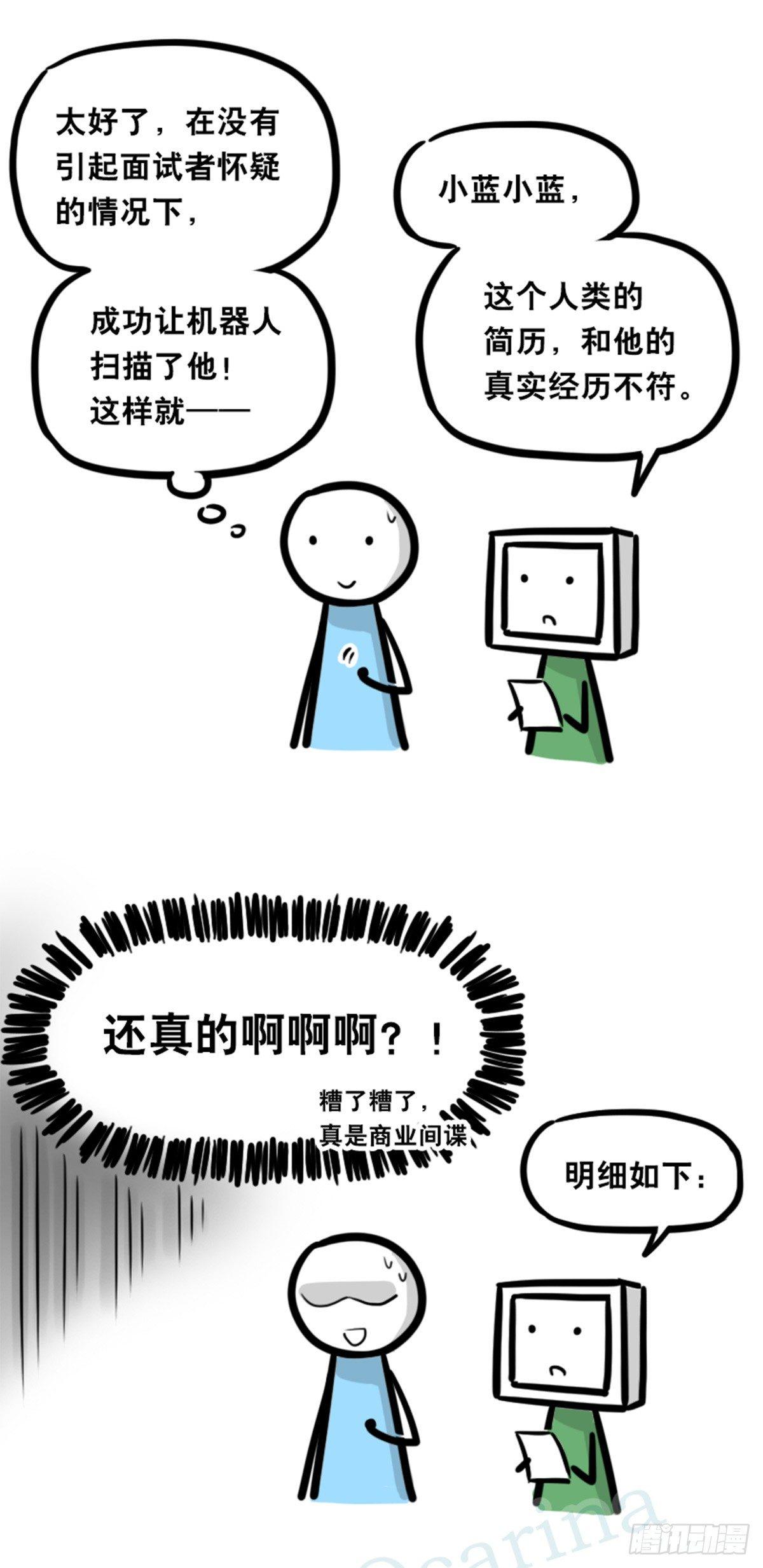 小绿和小蓝韩漫全集-350 机器人38-面试无删减无遮挡章节图片 
