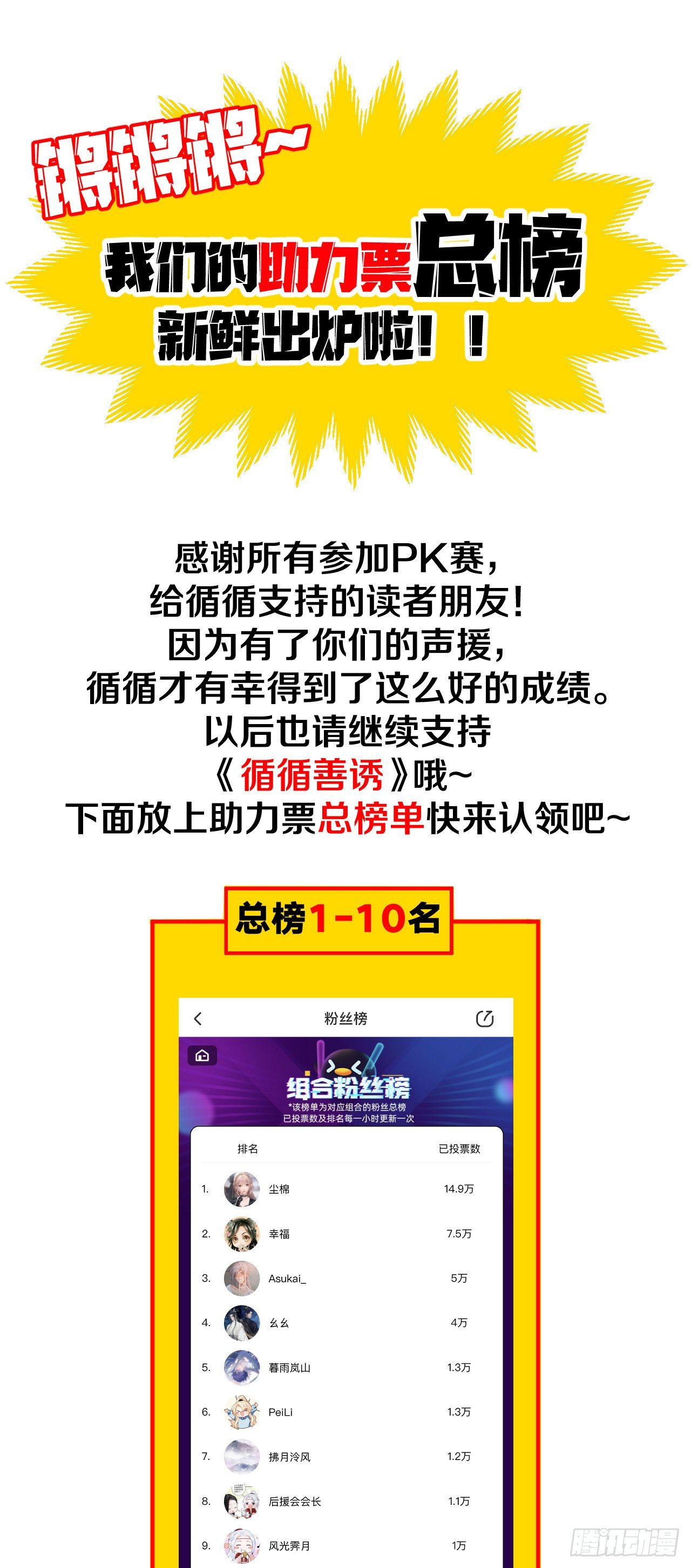 循循善诱韩漫全集-组合PK赛助力票总榜前30名单无删减无遮挡章节图片 