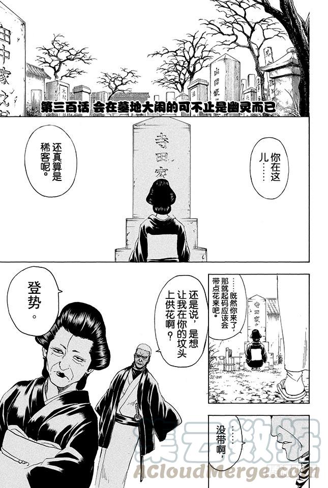 银魂韩漫全集-第300话 会在墓地大闹的可不止是幽灵而已无删减无遮挡章节图片 