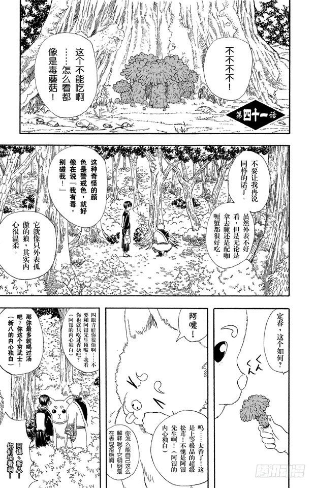 银魂韩漫全集-第41话 松茸真的很好吃吗？你再好好想想！无删减无遮挡章节图片 
