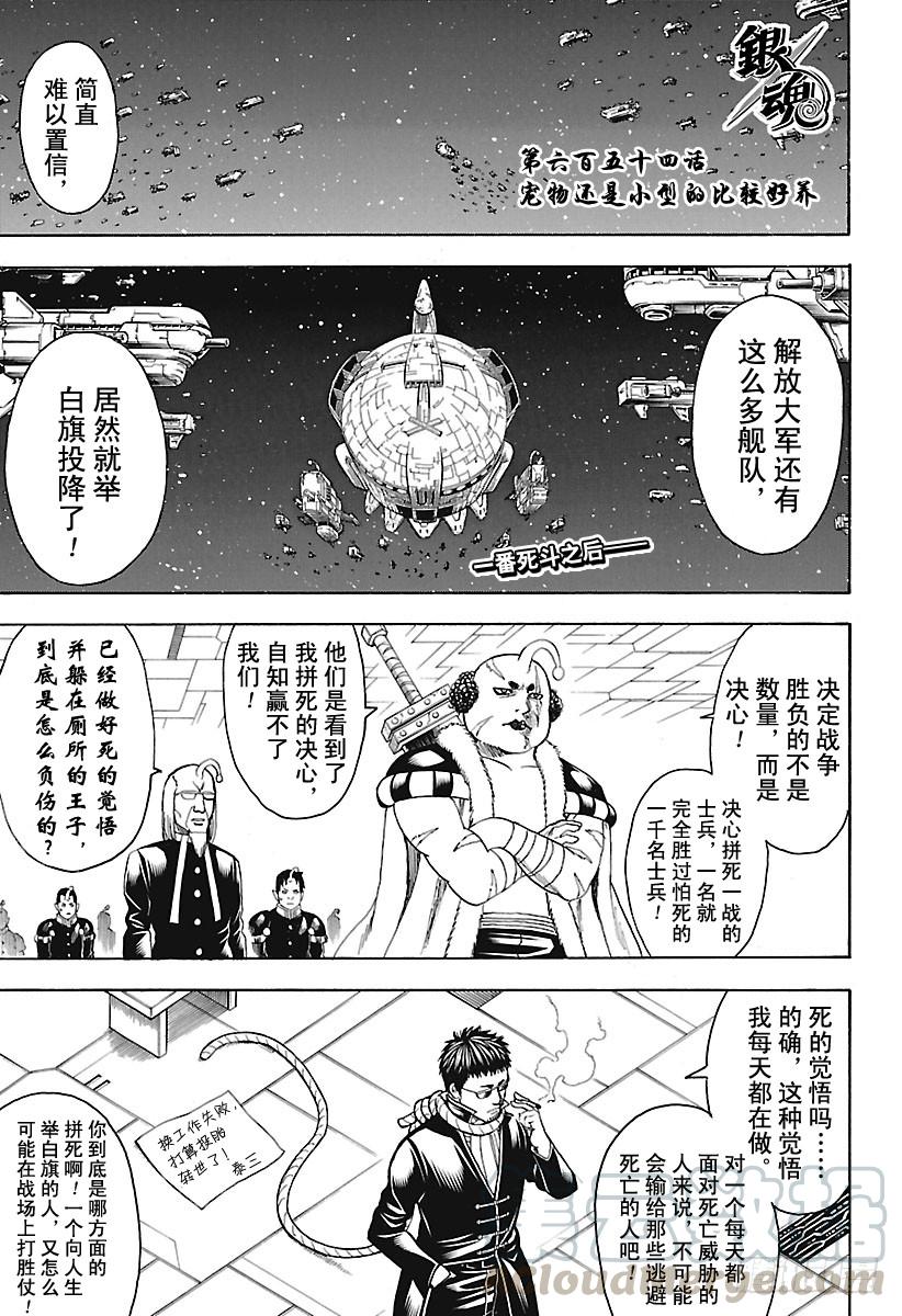 银魂韩漫全集-第654话 宠物还是小型的比较好无删减无遮挡章节图片 