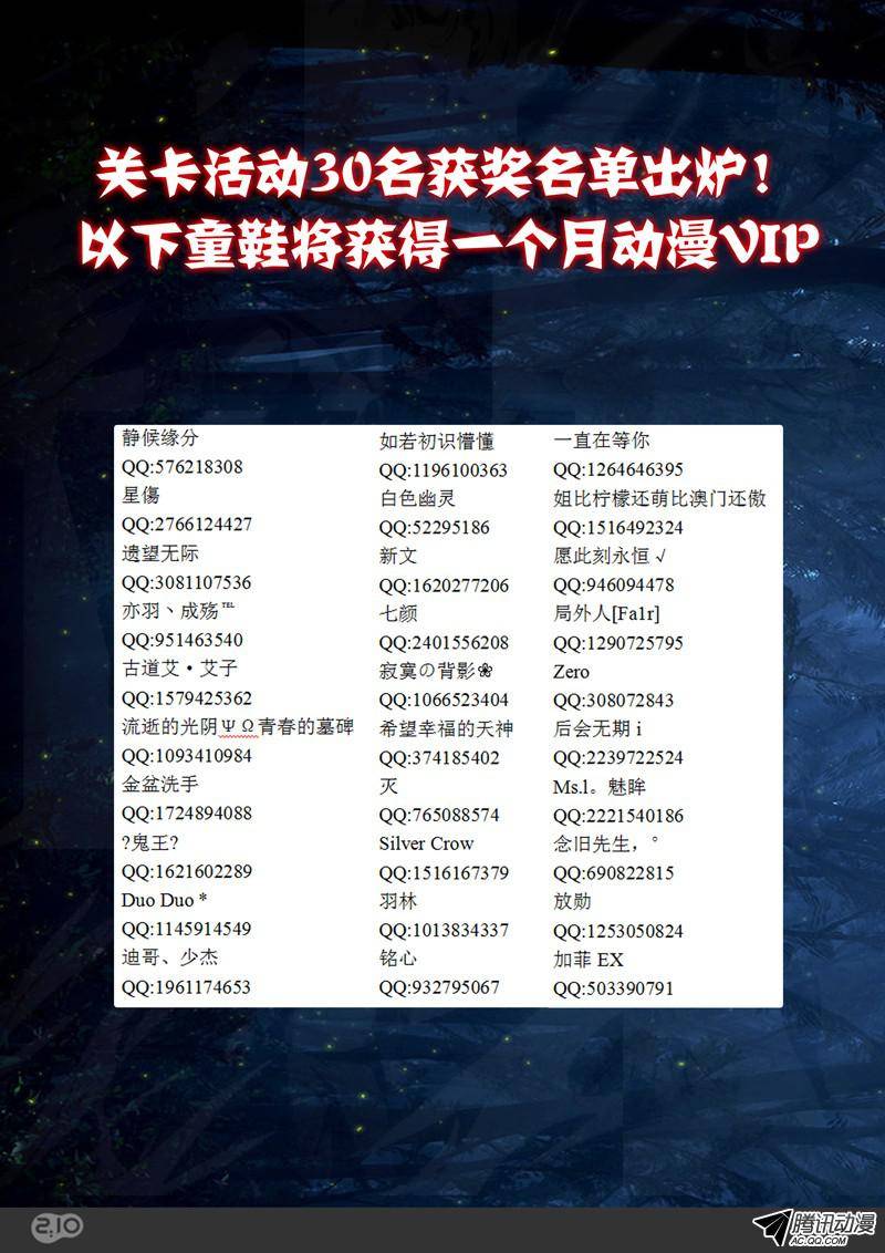 银之守墓人韩漫全集-关卡获奖名单与更新公告无删减无遮挡章节图片 