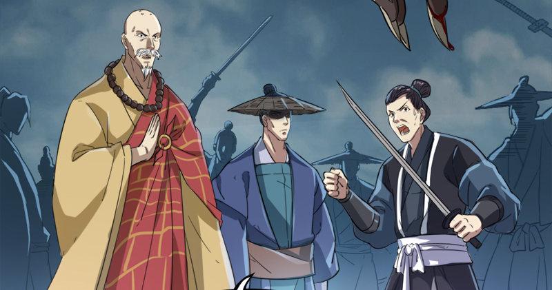 倚天屠龙记韩漫全集-第九十三话 护教法王殷天正无删减无遮挡章节图片 