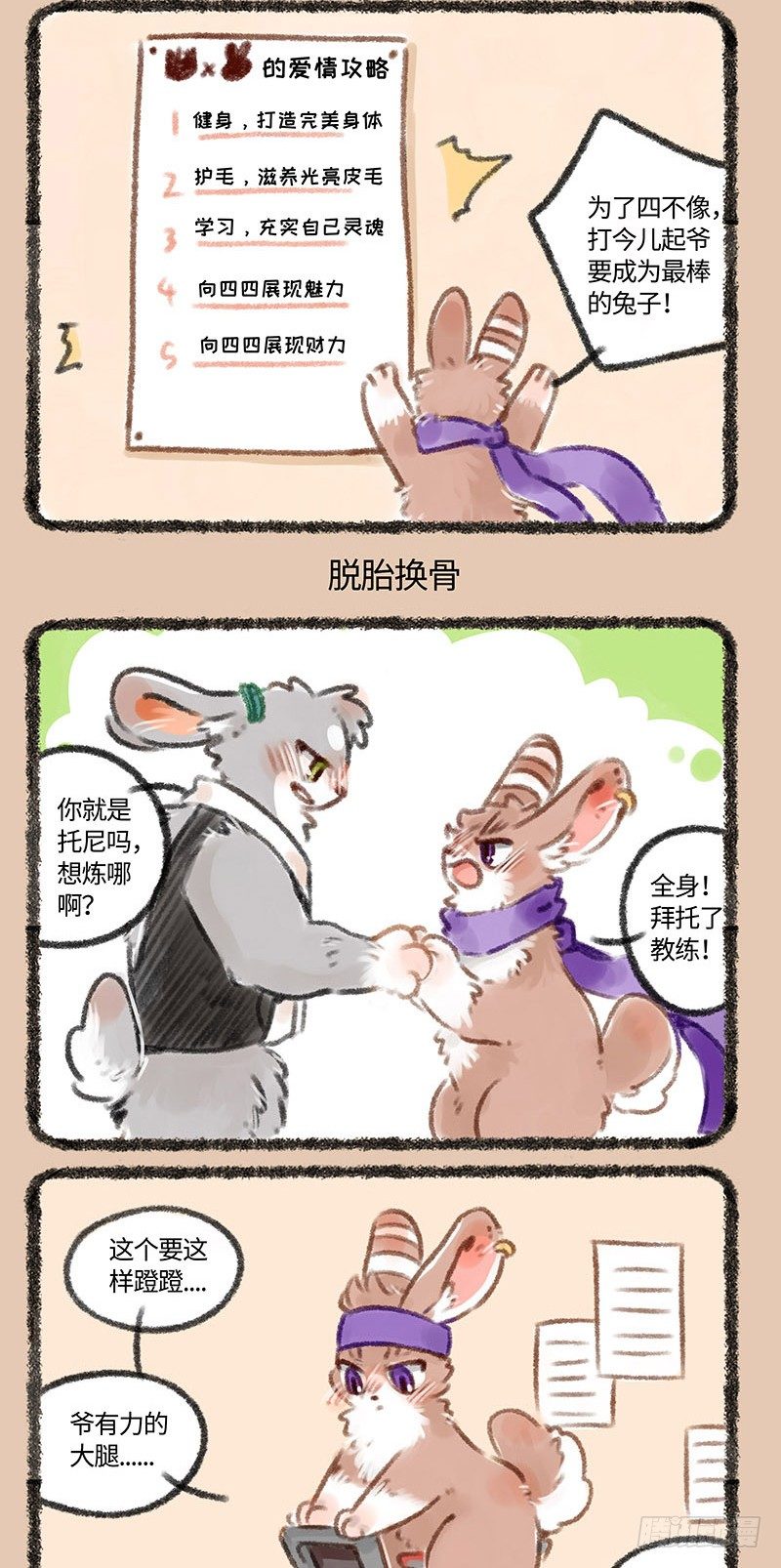 有兽焉韩漫全集-帅气兔兔，在线健身无删减无遮挡章节图片 