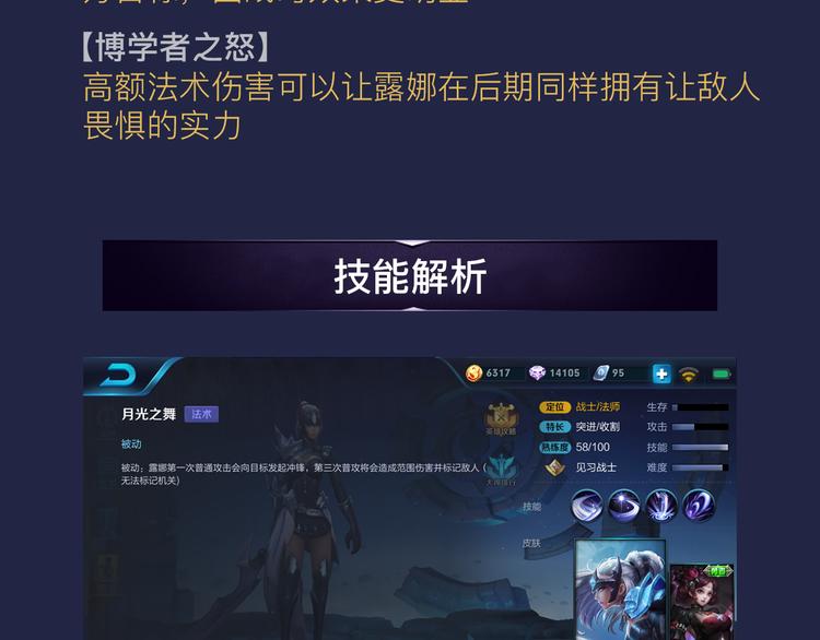 游戏世界韩漫全集-【王者荣耀】露娜人物详解无删减无遮挡章节图片 