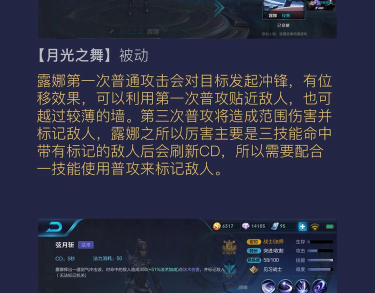 游戏世界韩漫全集-【王者荣耀】露娜人物详解无删减无遮挡章节图片 