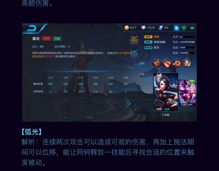 游戏世界韩漫全集-【王者荣耀】阿珂人物详解无删减无遮挡章节图片 