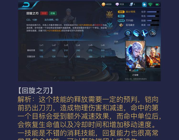 游戏世界韩漫全集-【王者荣耀】铠人物详解无删减无遮挡章节图片 