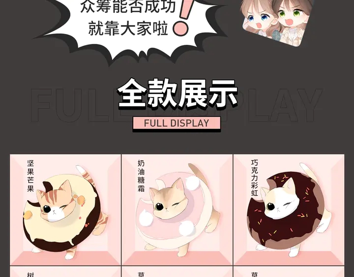 再度与你-同款猫咪盲盒众筹开启！！！全彩韩漫标签