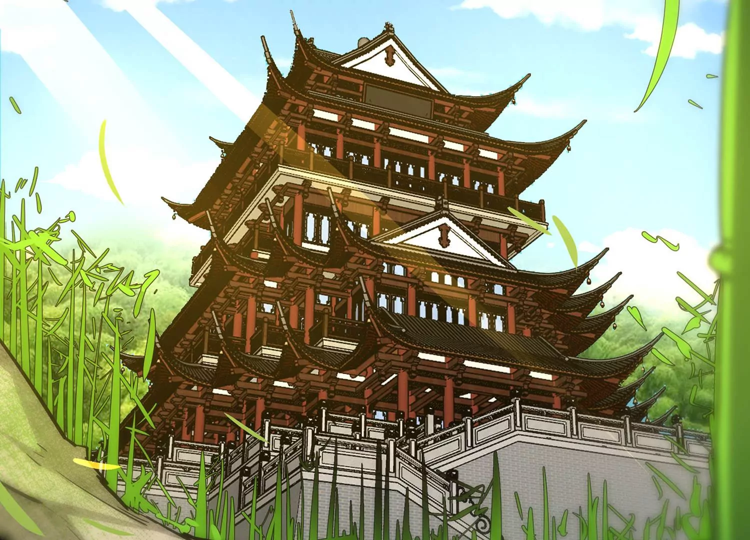 诸神退散韩漫全集-第59话 牧家家主的切磋邀请无删减无遮挡章节图片 