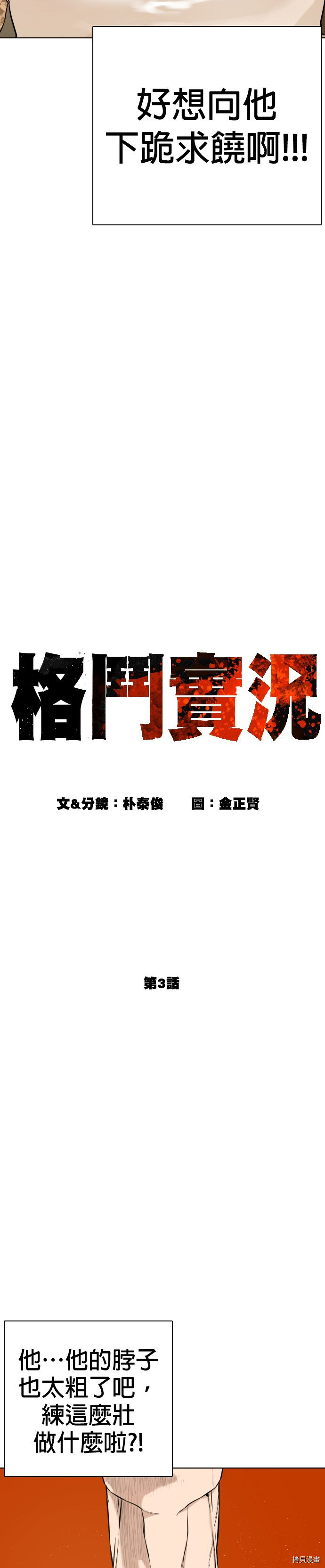 格斗实况[拷贝漫画]韩漫全集-第3話无删减无遮挡章节图片 