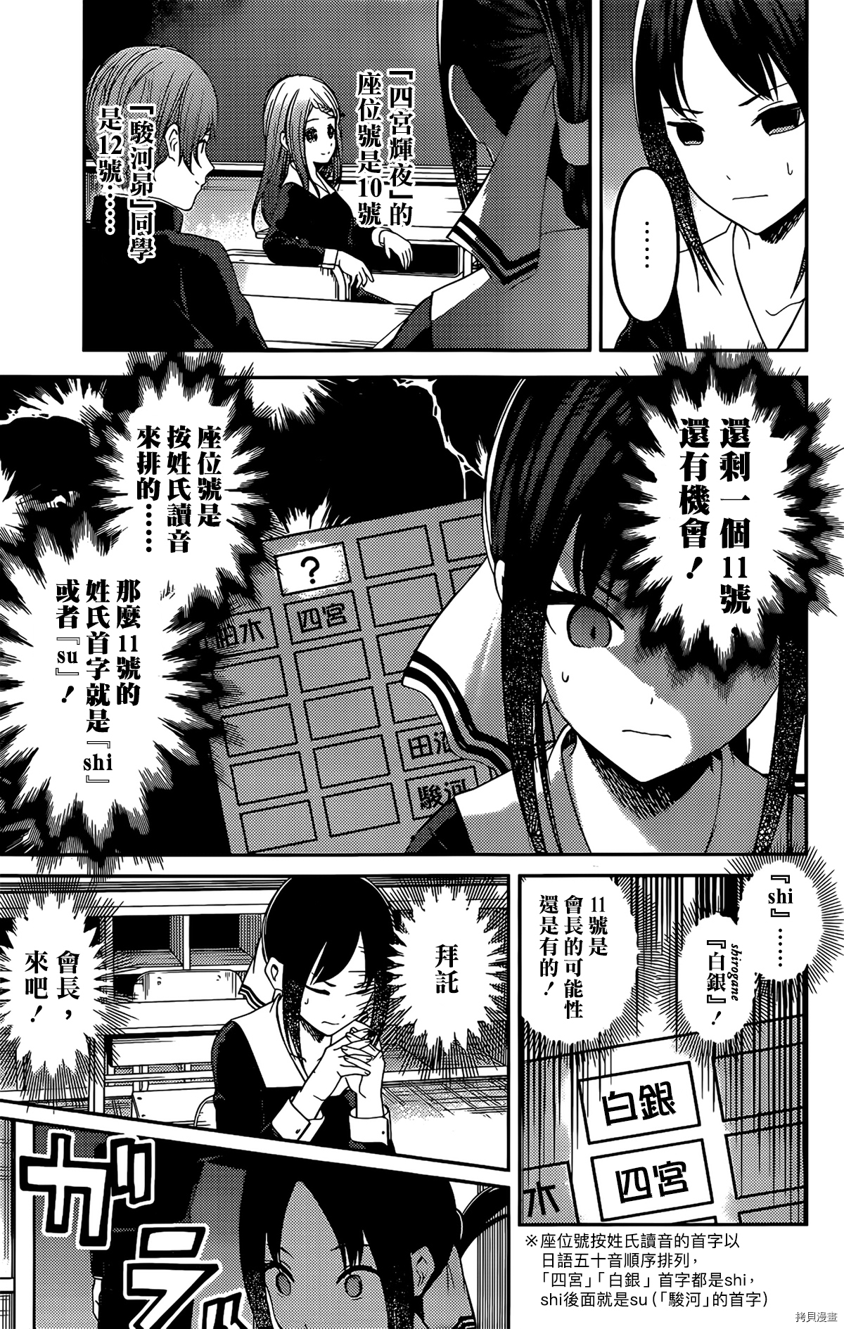 辉夜大小姐想让我告白 ~天才们的恋爱头脑战~[拷贝漫画]韩漫全集-周刊201无删减无遮挡章节图片 