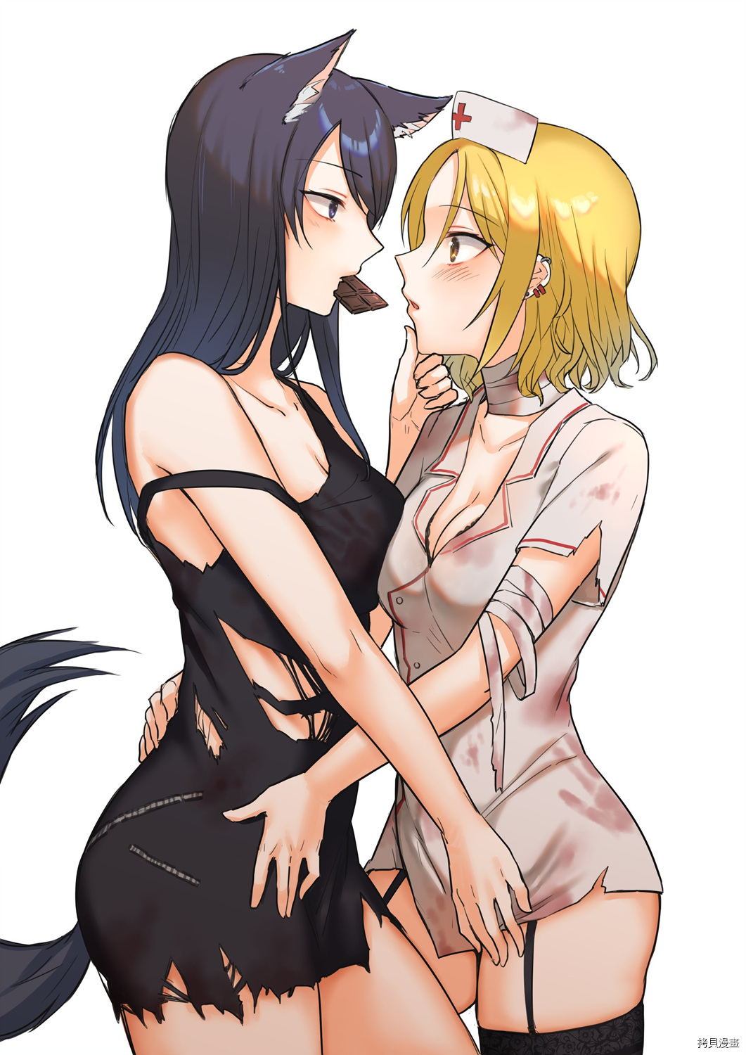 1个转发让关系不好的异性恋少女们接吻1秒[拷贝漫画]韩漫全集-第17回无删减无遮挡章节图片 