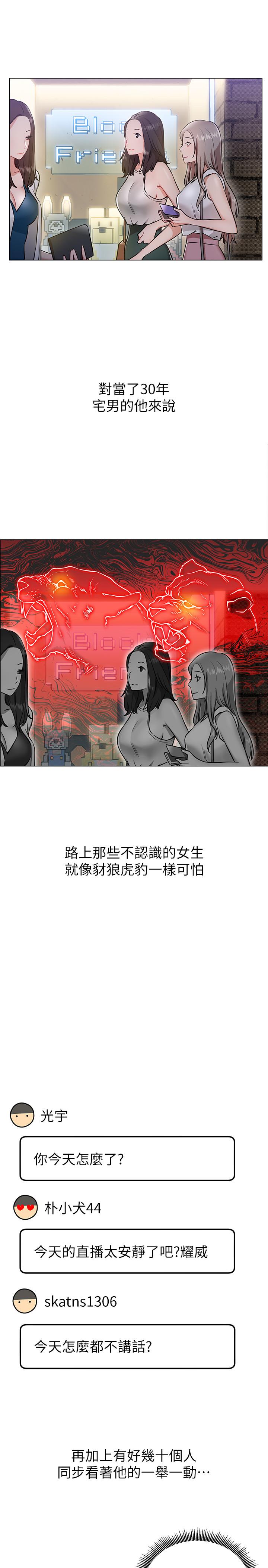 网红私生活[h漫]韩漫全集-网红私生活-第3話-魯蛇的第一次直播无删减无遮挡章节图片 
