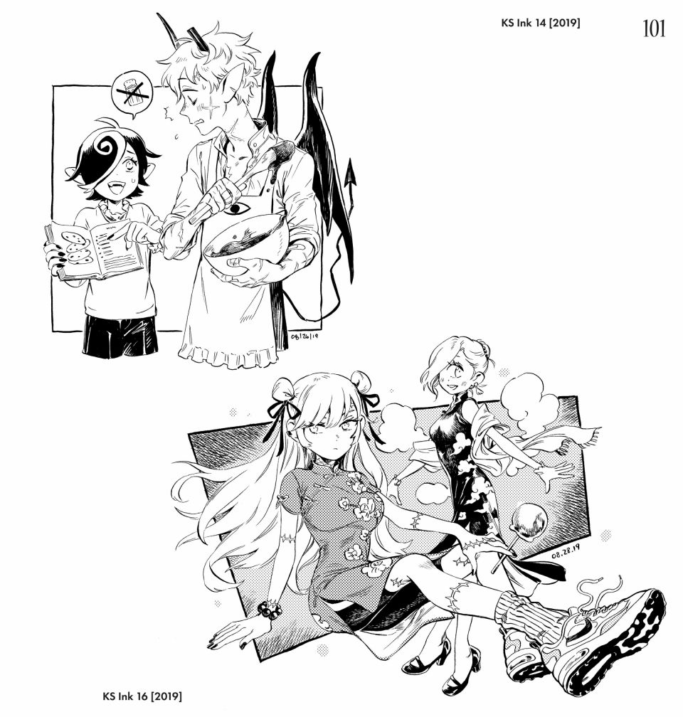 甜蜜的恶魔韩漫全集-艺术设定集无删减无遮挡章节图片 