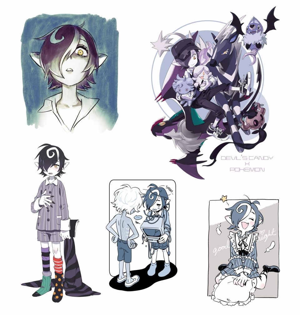 甜蜜的恶魔韩漫全集-艺术设定集无删减无遮挡章节图片 