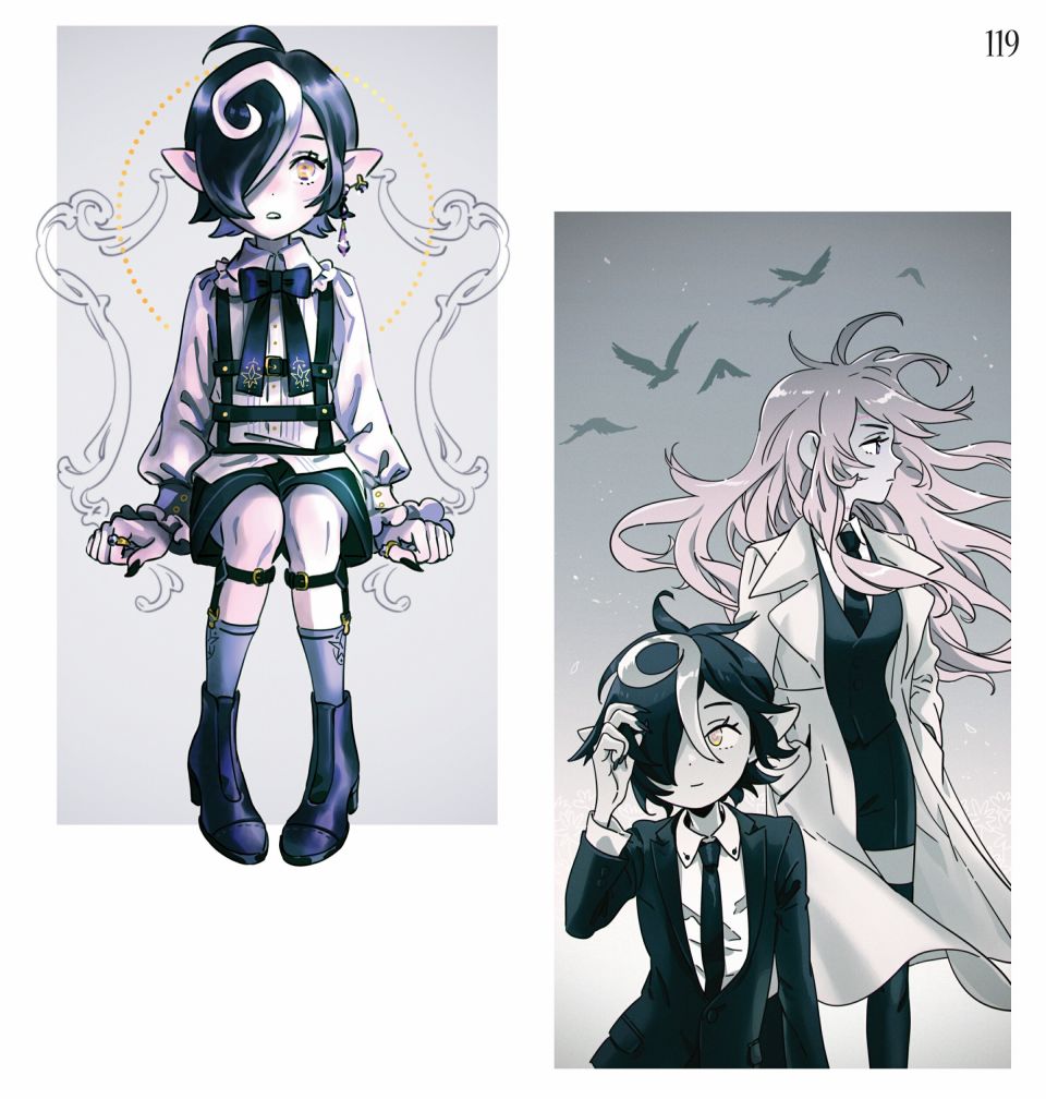 甜蜜的恶魔韩漫全集-艺术设定集无删减无遮挡章节图片 