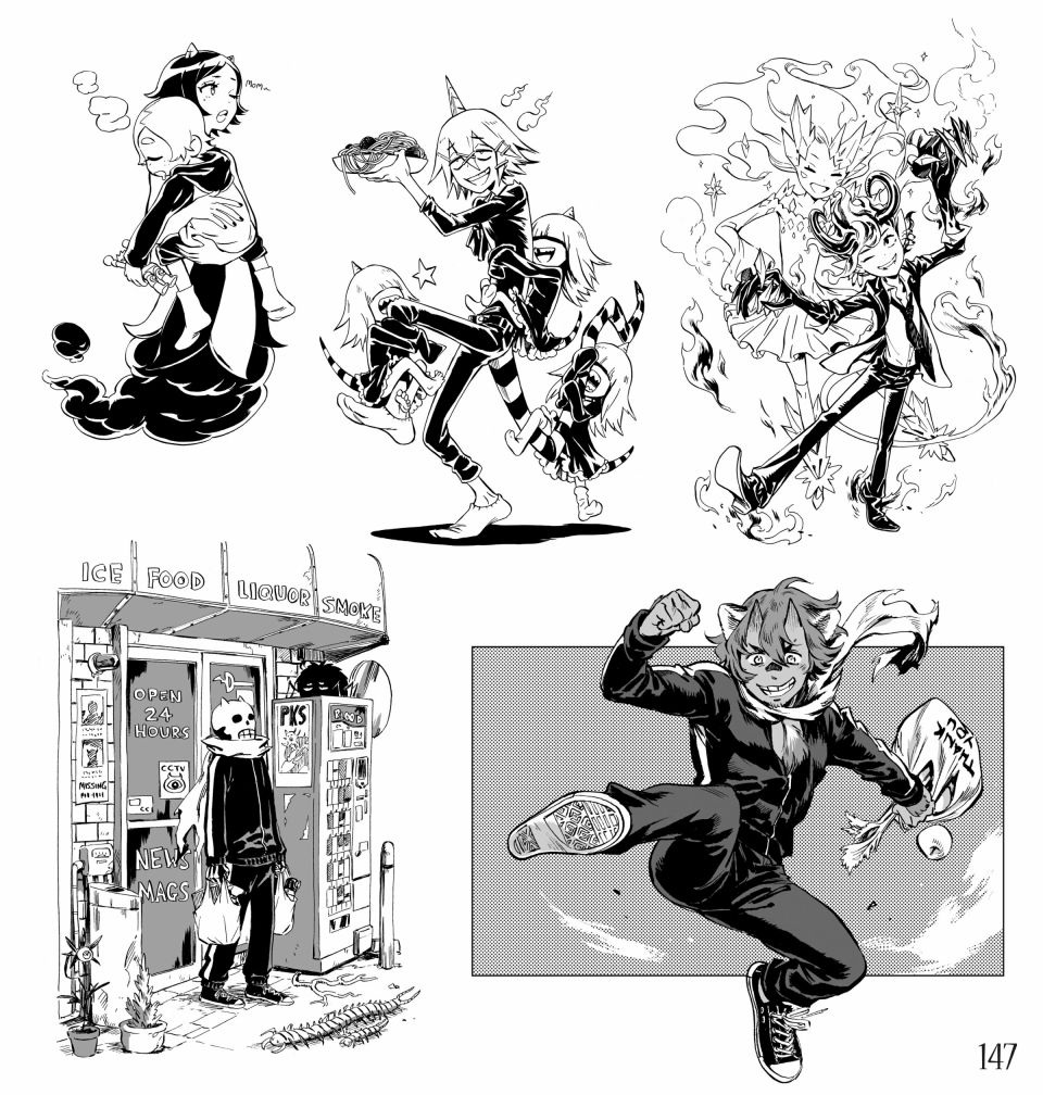 甜蜜的恶魔韩漫全集-艺术设定集无删减无遮挡章节图片 