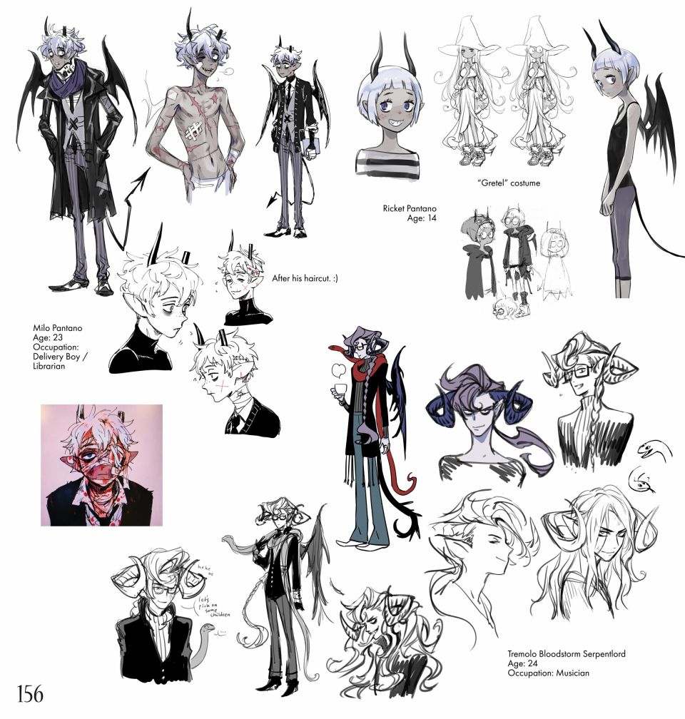 甜蜜的恶魔韩漫全集-艺术设定集无删减无遮挡章节图片 