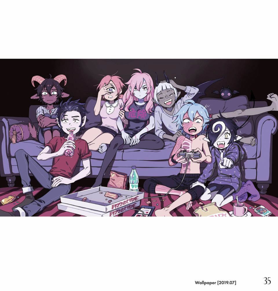 甜蜜的恶魔韩漫全集-艺术设定集无删减无遮挡章节图片 