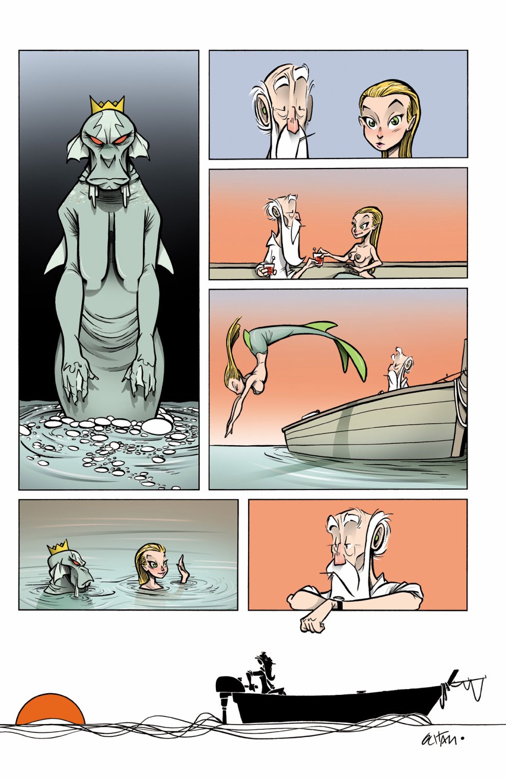 欧美短篇漫画选韩漫全集-美人鱼无删减无遮挡章节图片 