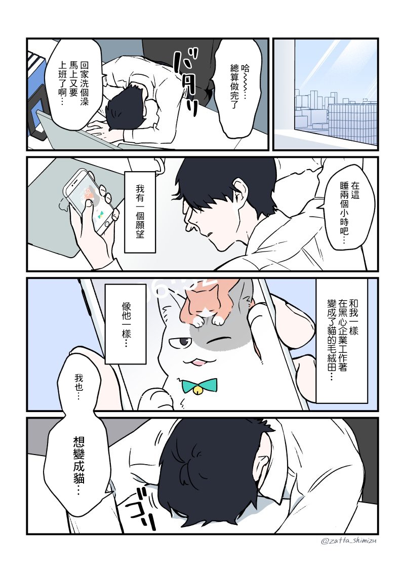 黑心企业的职员变成猫之后人生有了转变的故事韩漫全集-第19话无删减无遮挡章节图片 