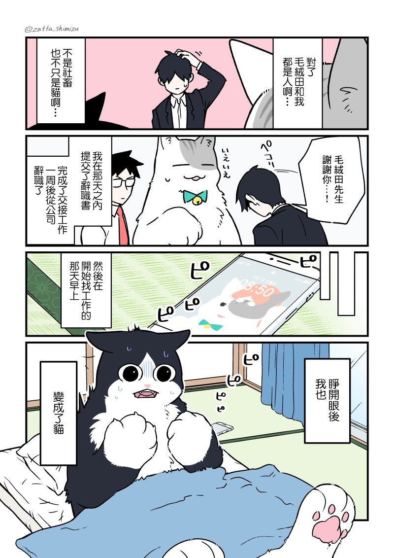 黑心企业的职员变成猫之后人生有了转变的故事韩漫全集-第19话无删减无遮挡章节图片 