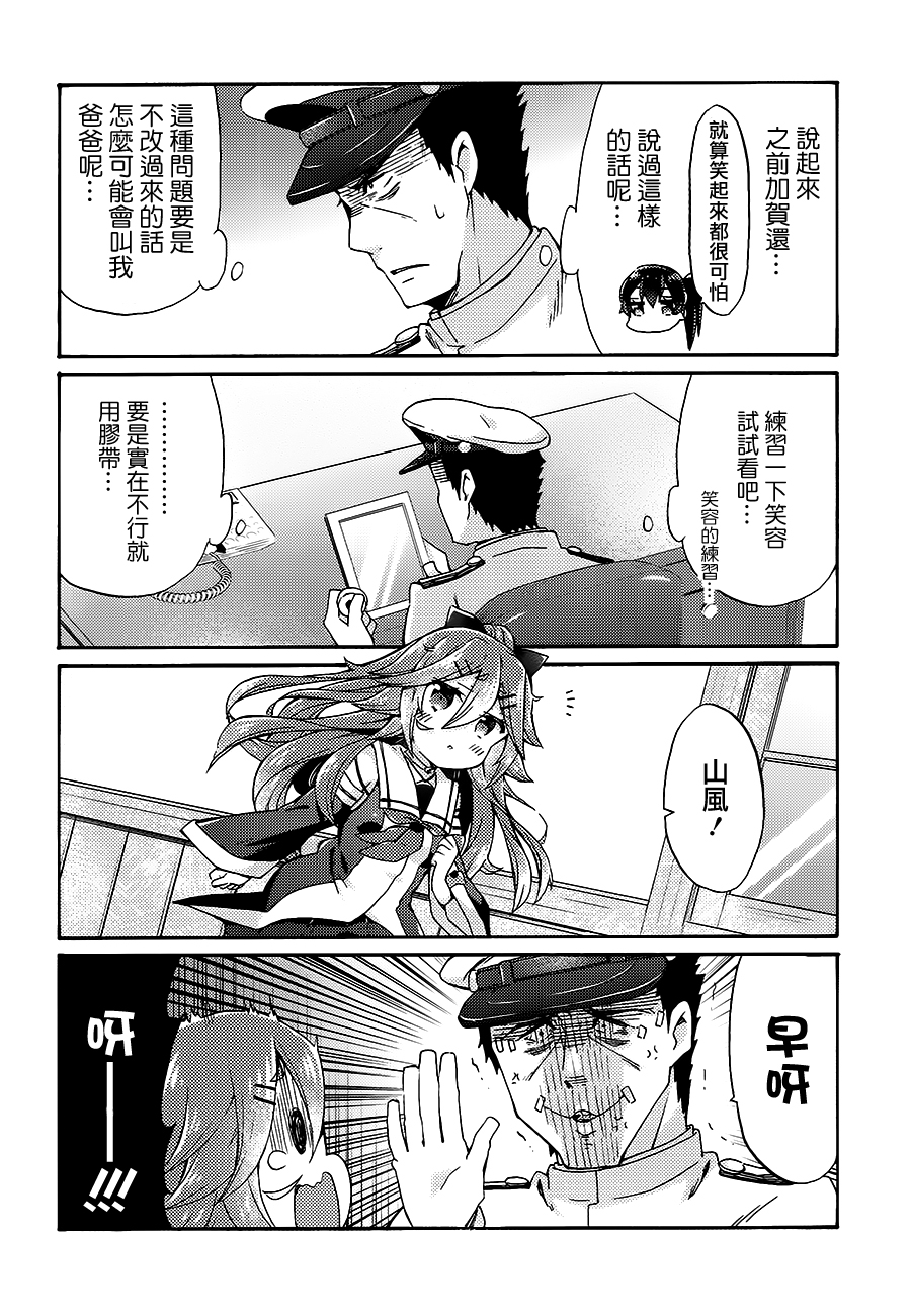 面舵的舰娘漫画韩漫全集-想要保护山风无删减无遮挡章节图片 