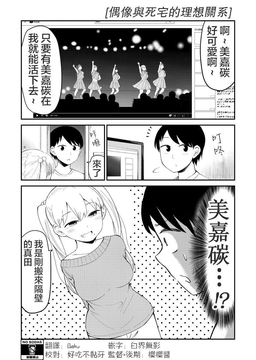 偶像与死宅的理想关系韩漫全集-第01话无删减无遮挡章节图片 