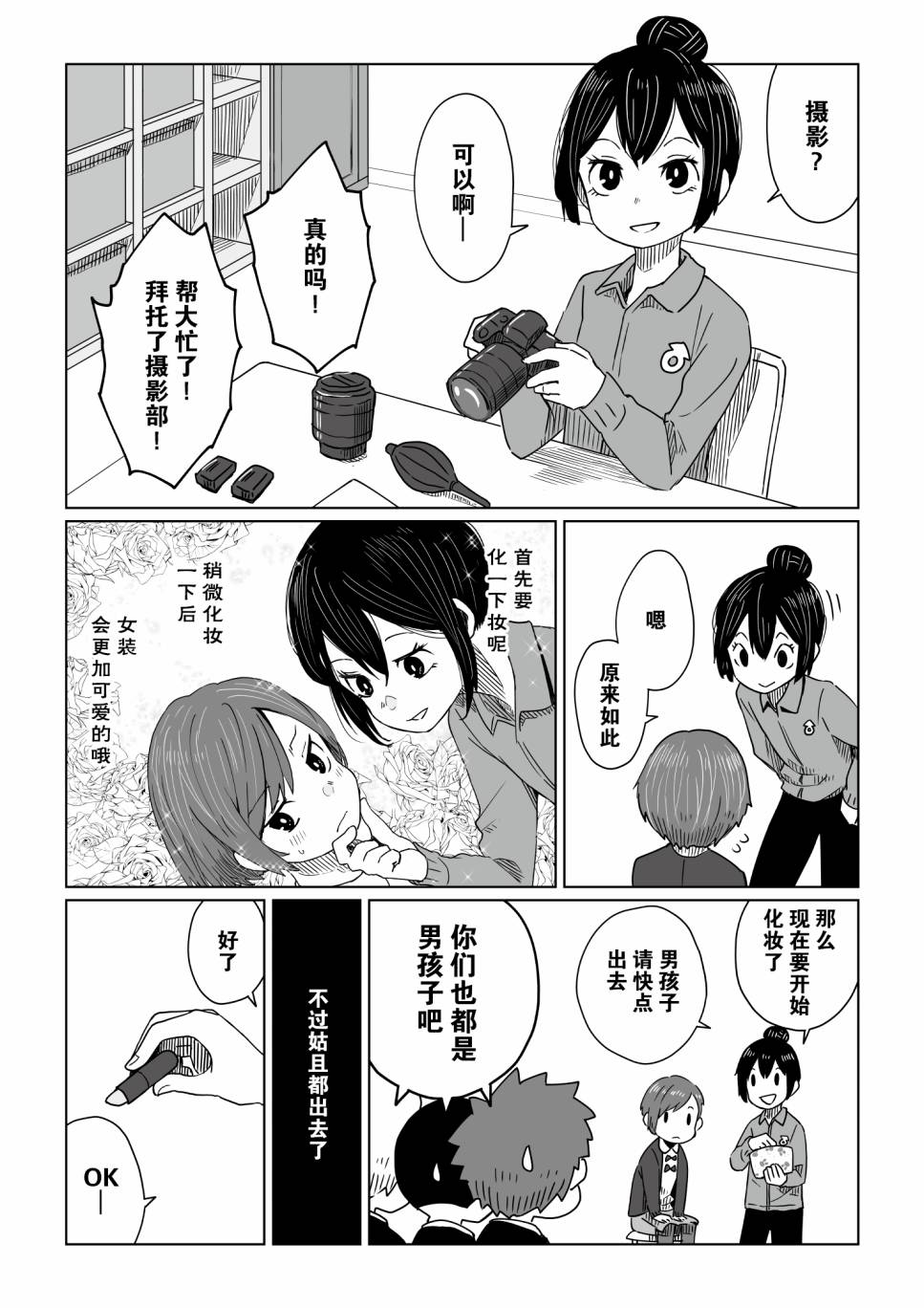田端君的女装事韩漫全集-第01话无删减无遮挡章节图片 