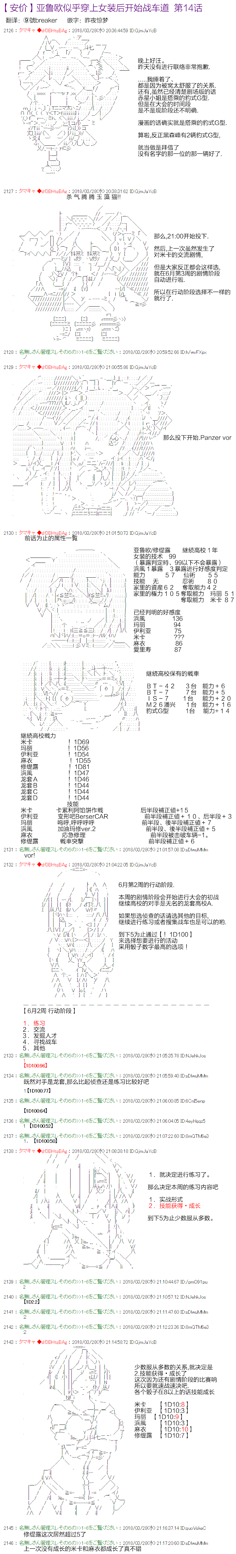 亚鲁欧似乎穿上女装后开始战车道韩漫全集-第14话无删减无遮挡章节图片 