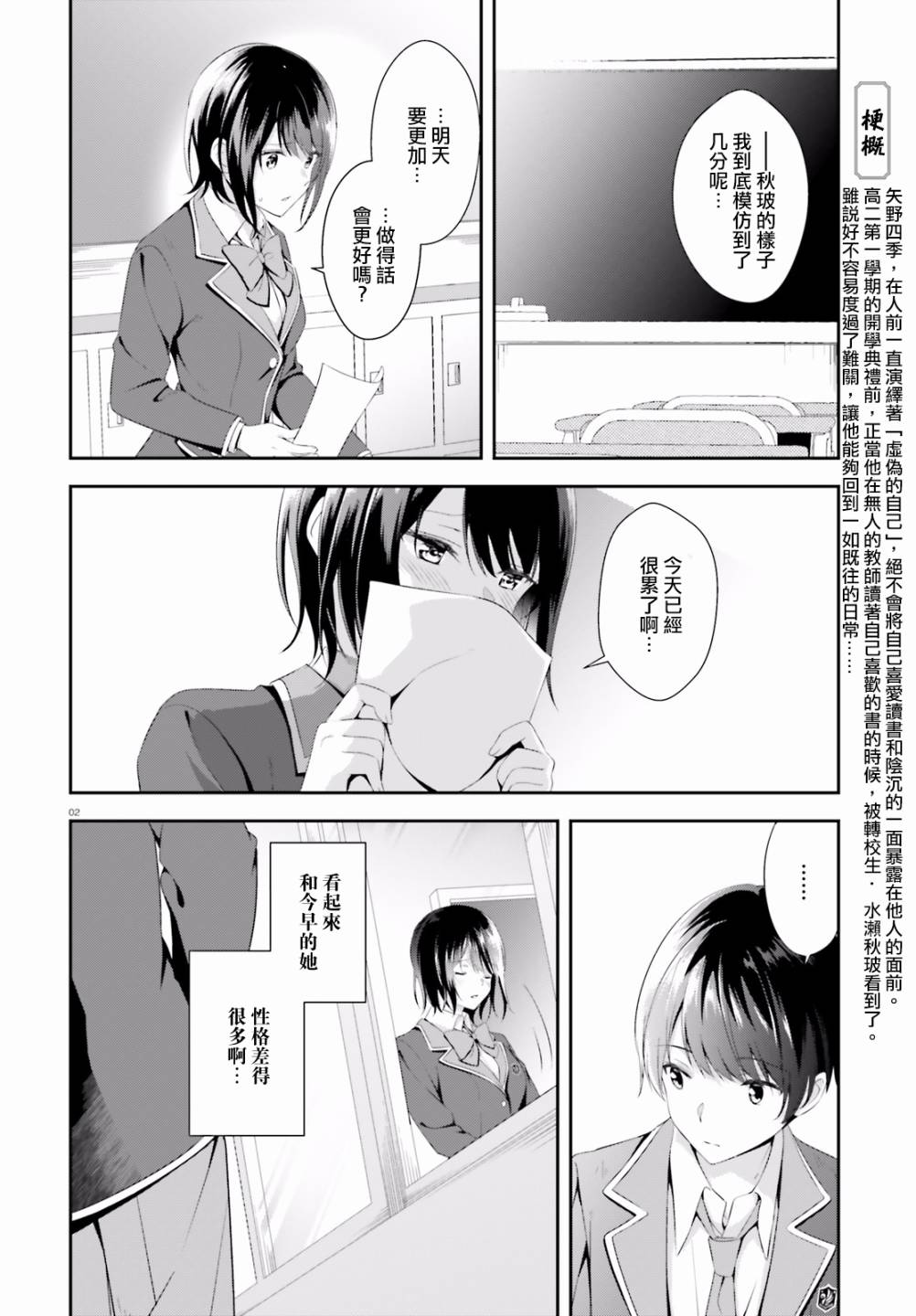 三角的距离是无限趋近于零韩漫全集-第02话无删减无遮挡章节图片 