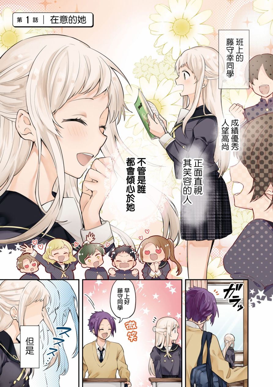 唯有侧颜映入我的眼中韩漫全集-第01话无删减无遮挡章节图片 