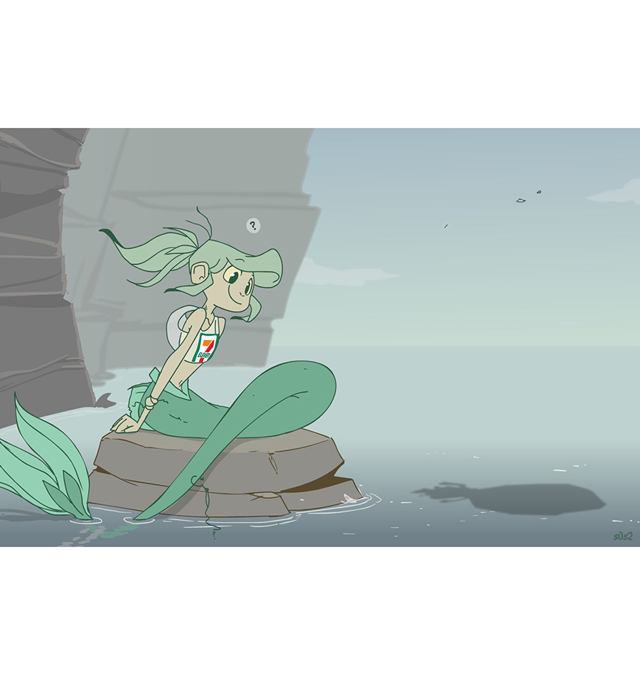 被海洋垃圾污染后的小美人鱼韩漫全集-第08话无删减无遮挡章节图片 
