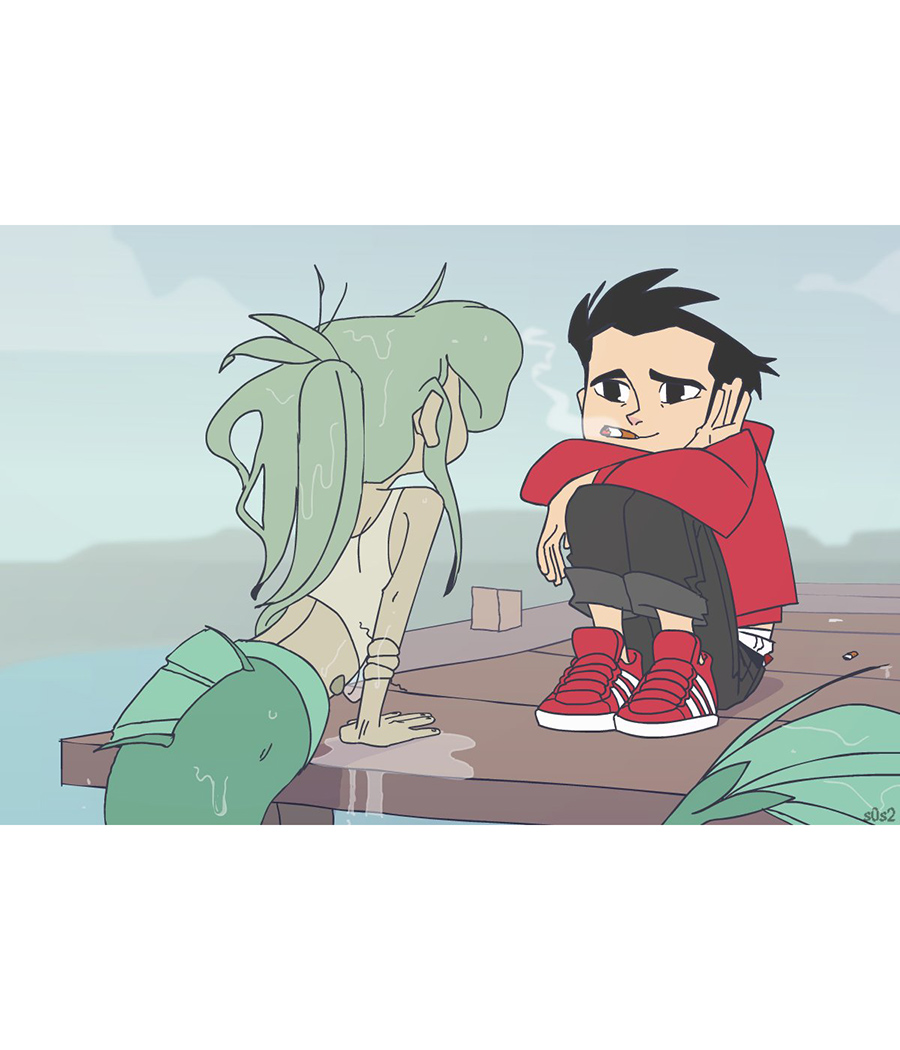 被海洋垃圾污染后的小美人鱼韩漫全集-第17话无删减无遮挡章节图片 