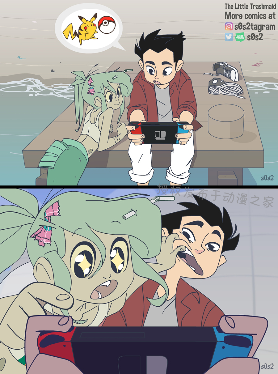 被海洋垃圾污染后的小美人鱼韩漫全集-第40话无删减无遮挡章节图片 