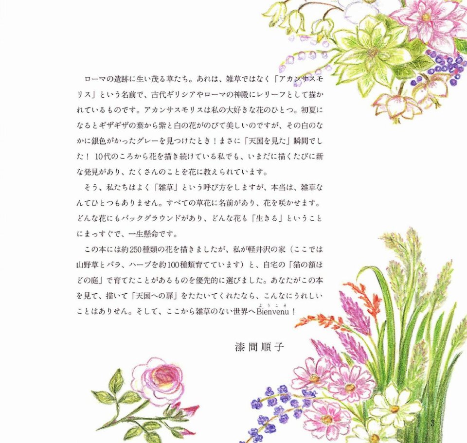 Lovely flowers and plants with colored pencils韩漫全集-全一册无删减无遮挡章节图片 