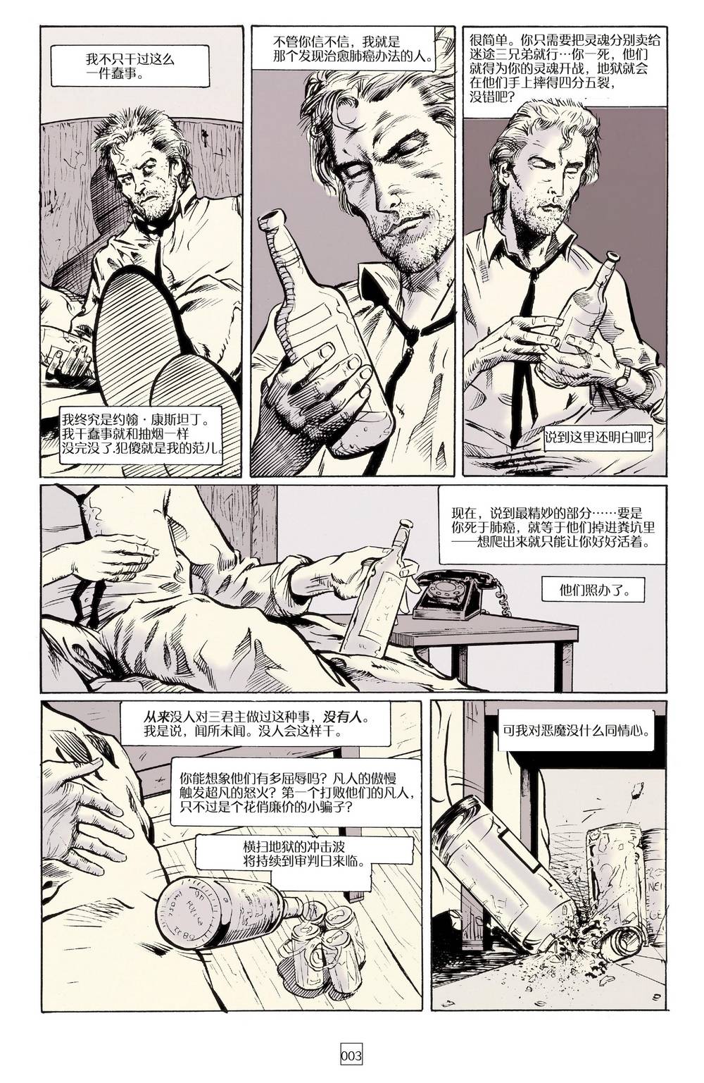 约翰·康斯坦丁：地狱神探韩漫全集-046危险爱好06无删减无遮挡章节图片 