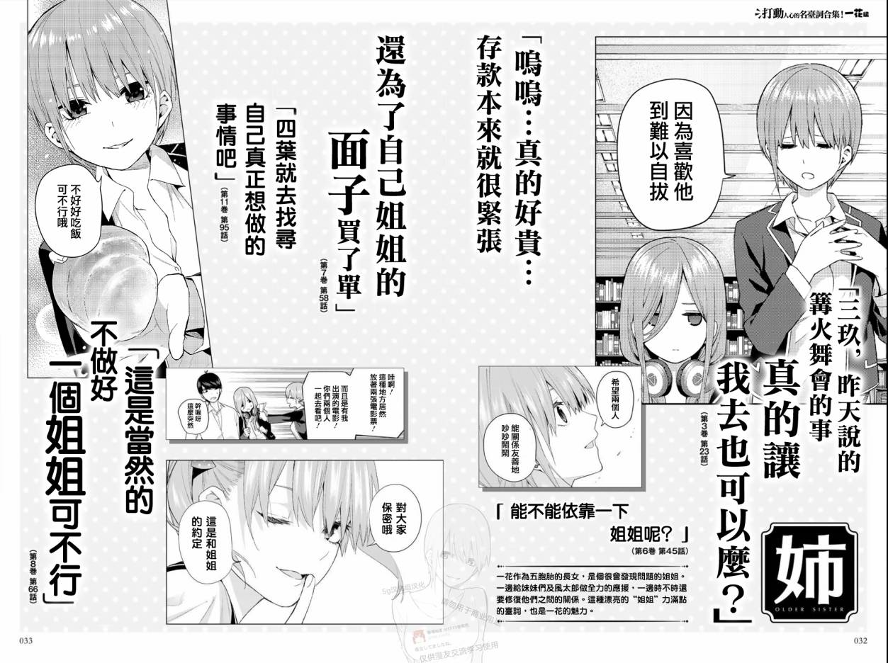 五等分的花嫁角色书韩漫全集-一花无删减无遮挡章节图片 