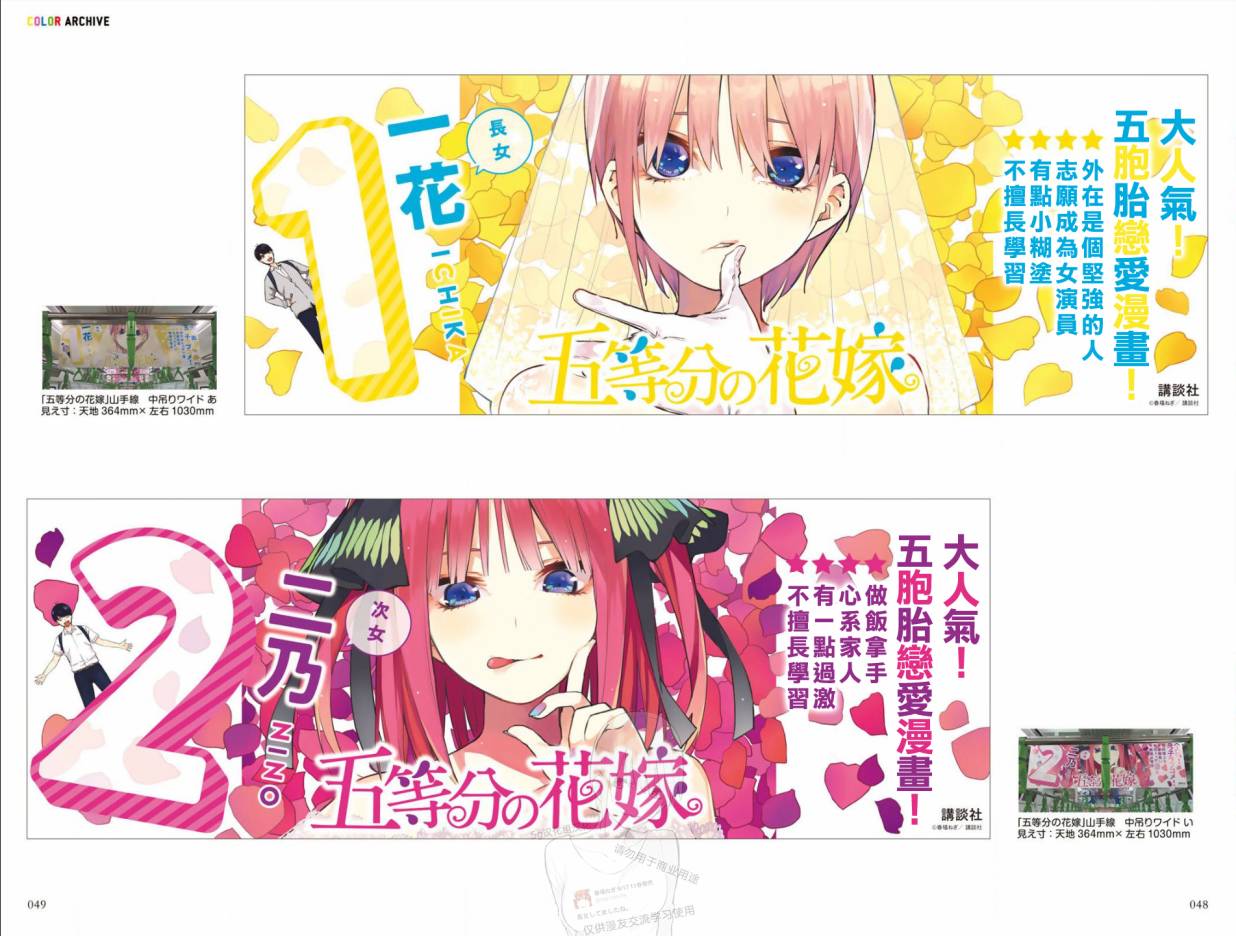 五等分的花嫁角色书韩漫全集-一花无删减无遮挡章节图片 