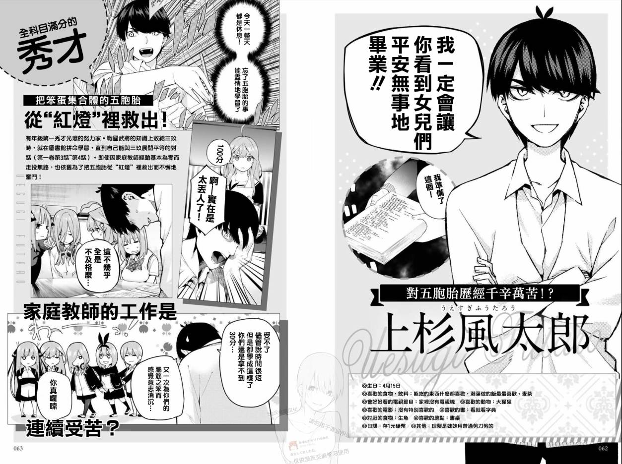 五等分的花嫁角色书韩漫全集-一花无删减无遮挡章节图片 