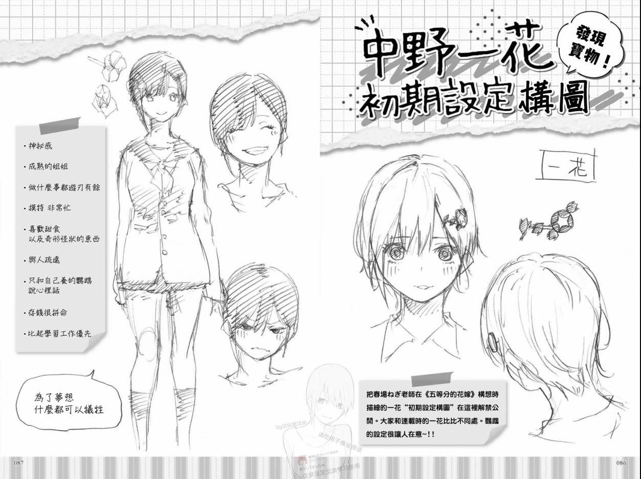 五等分的花嫁角色书韩漫全集-一花无删减无遮挡章节图片 