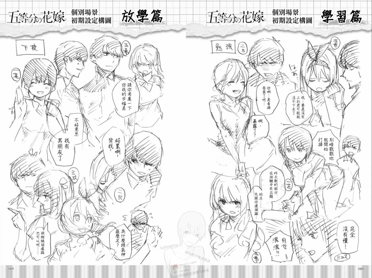 五等分的花嫁角色书韩漫全集-一花无删减无遮挡章节图片 
