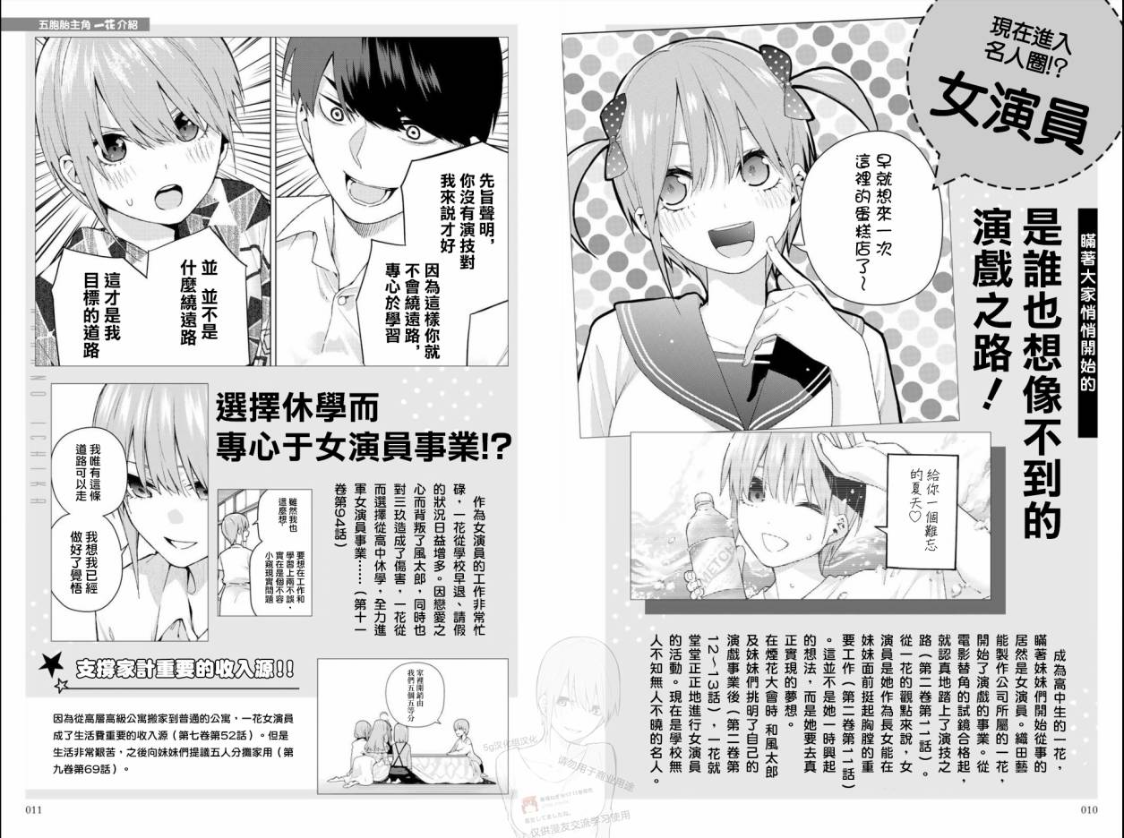 五等分的花嫁角色书韩漫全集-一花无删减无遮挡章节图片 