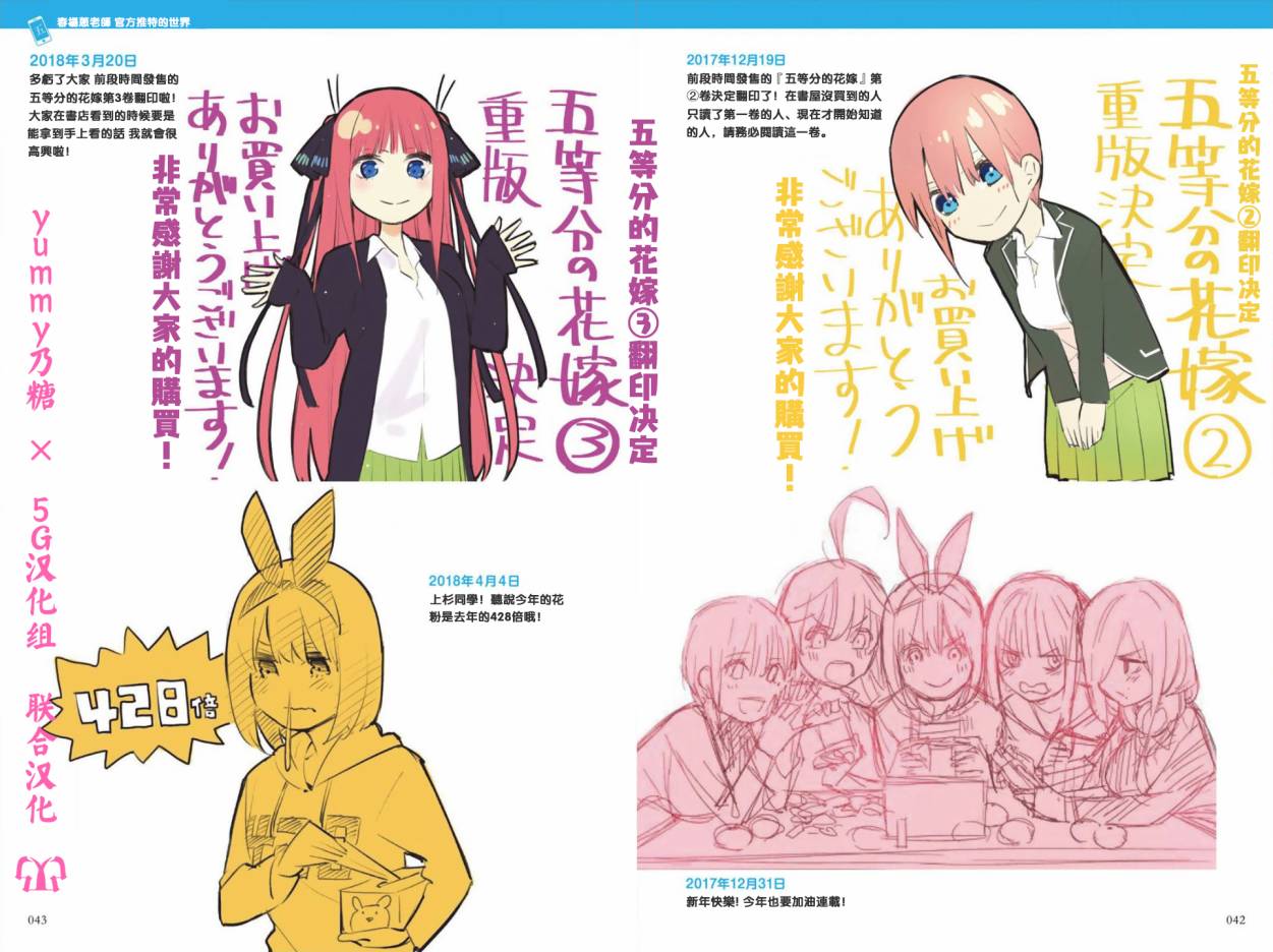五等分的花嫁角色书韩漫全集-二乃无删减无遮挡章节图片 