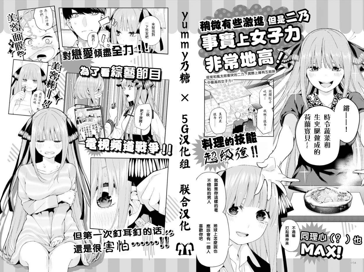 五等分的花嫁角色书韩漫全集-二乃无删减无遮挡章节图片 