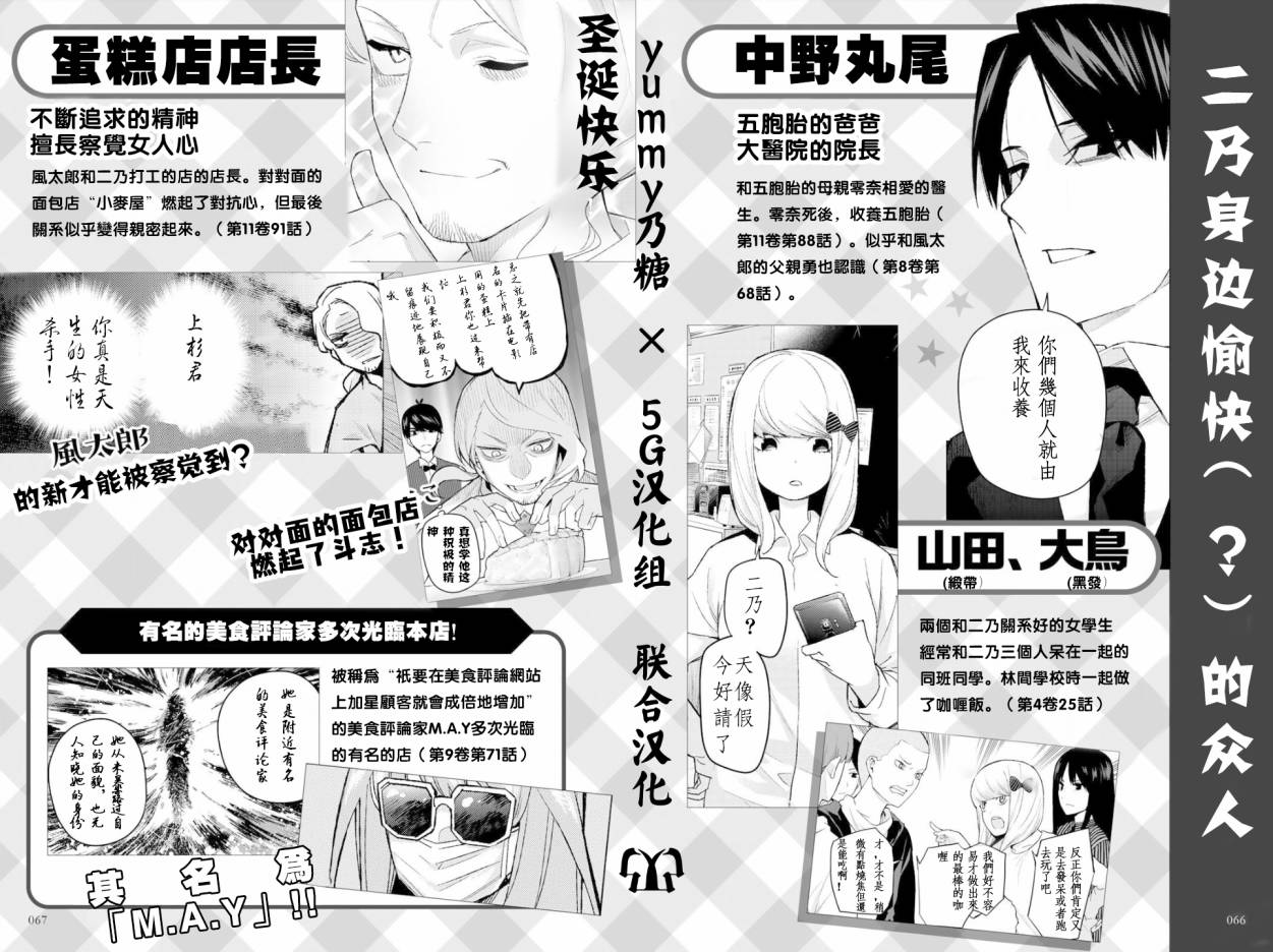 五等分的花嫁角色书韩漫全集-二乃无删减无遮挡章节图片 
